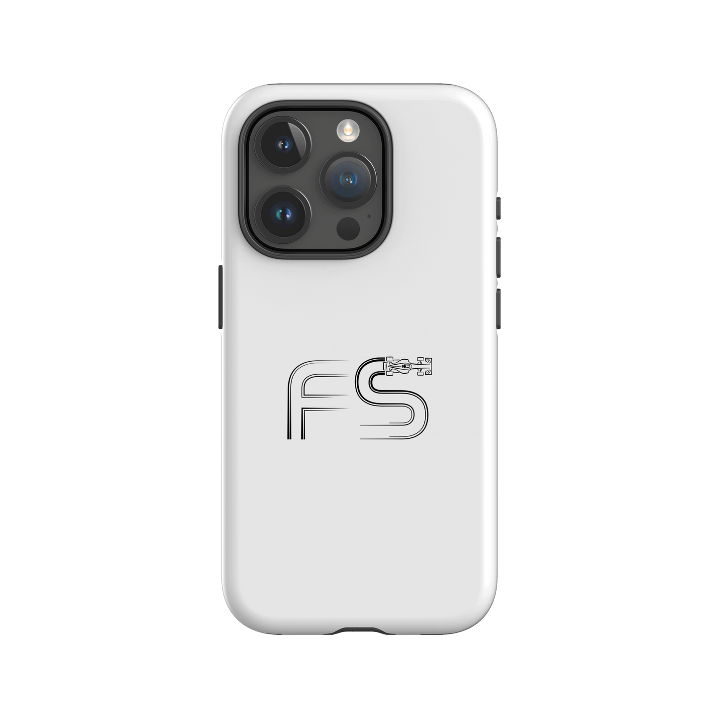 Kryt na iphone / samsung - Formulový svet - Logo (Biely)