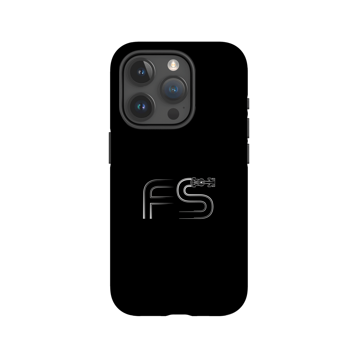 Kryt na iphone / samsung - Formulový svet - Logo (Čierny)