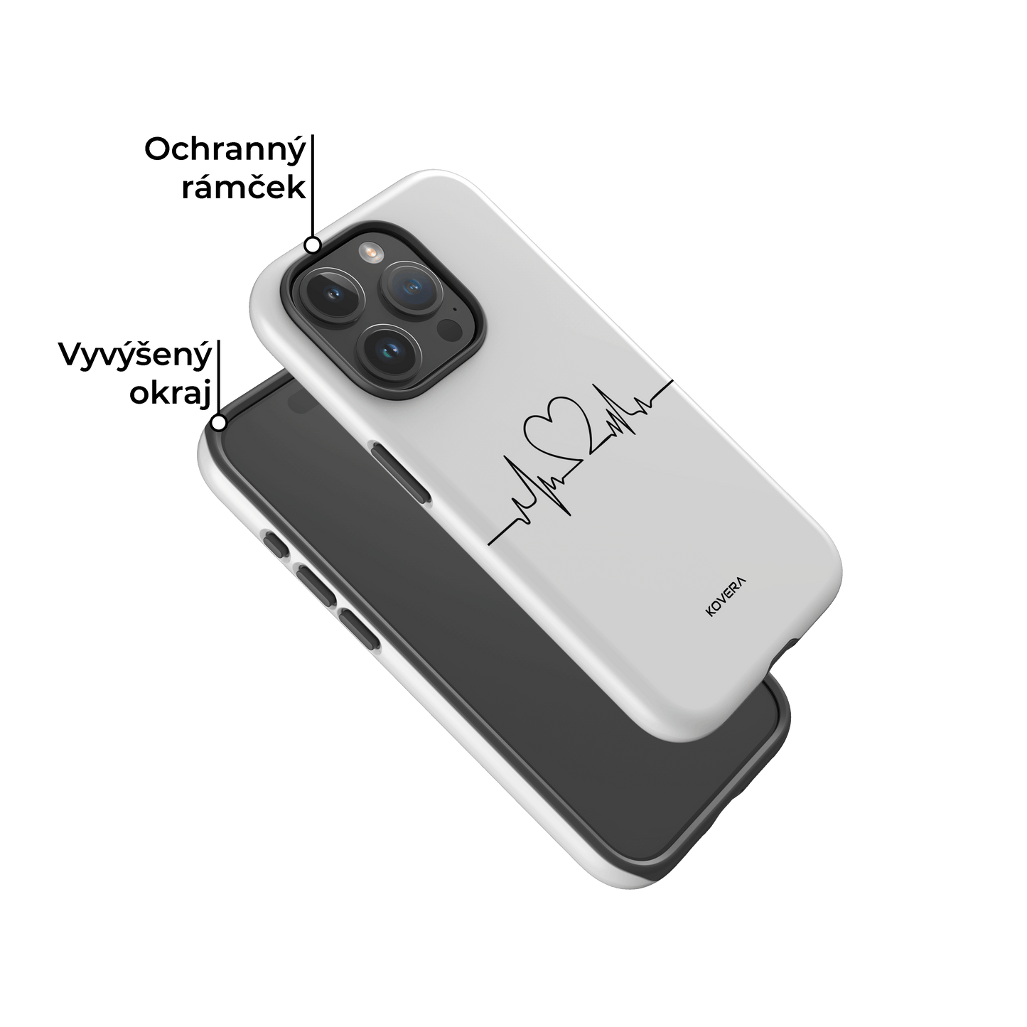 Kryt na iphone - Pulse (biely)