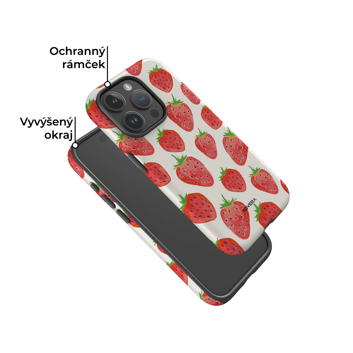 Kryt na iphone - Strawberries