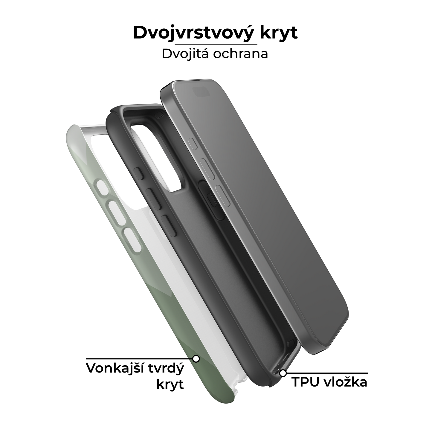 Kryt na iphone - Evergreen