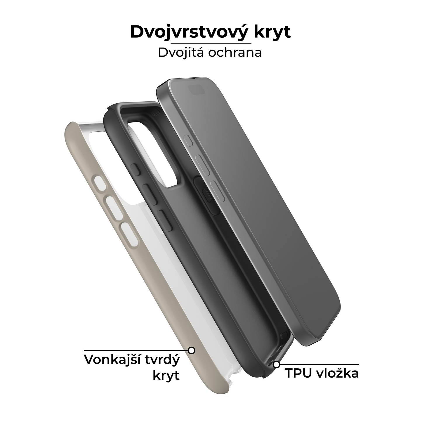 Kryt na iphone - Ivory