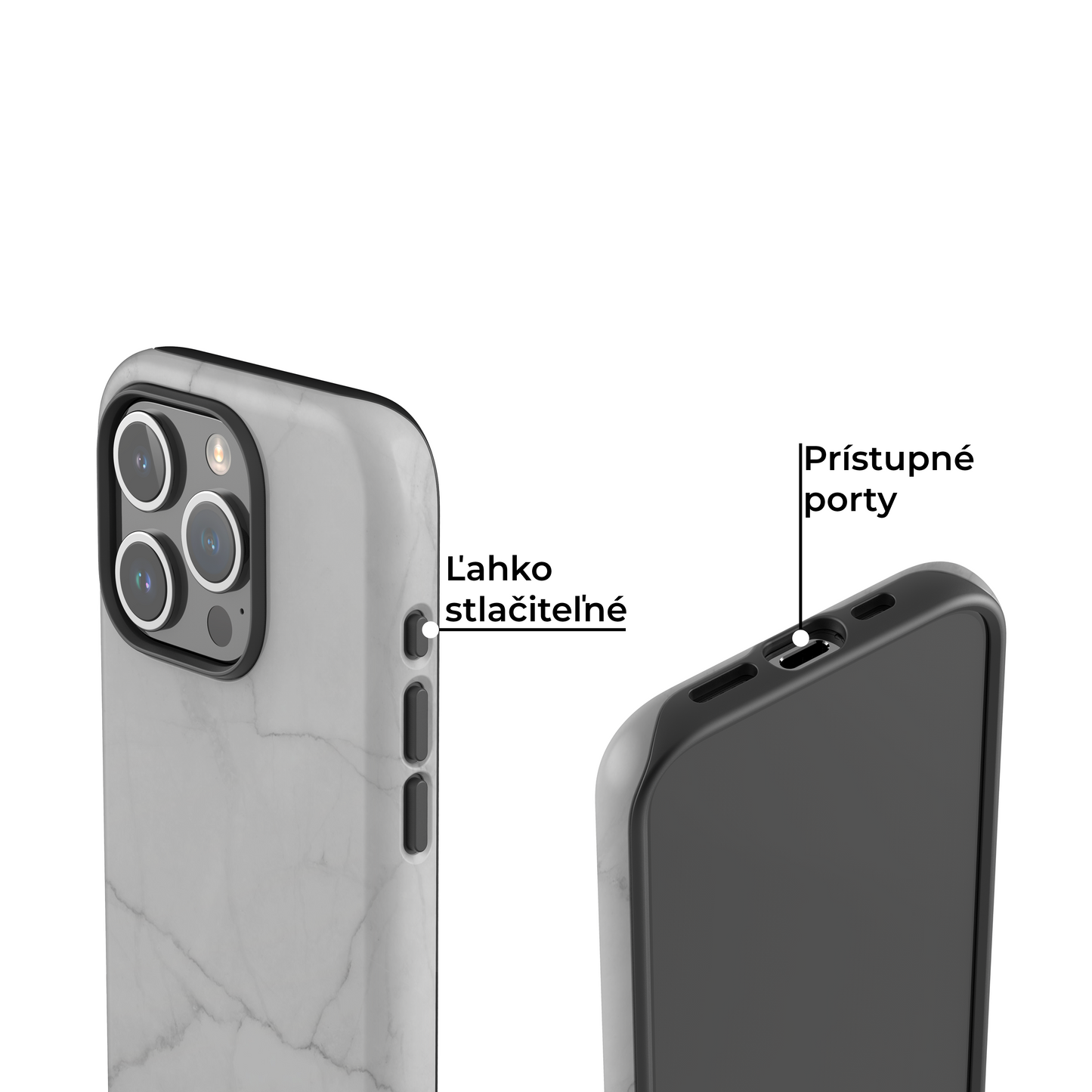 Kryt na iphone - Marble