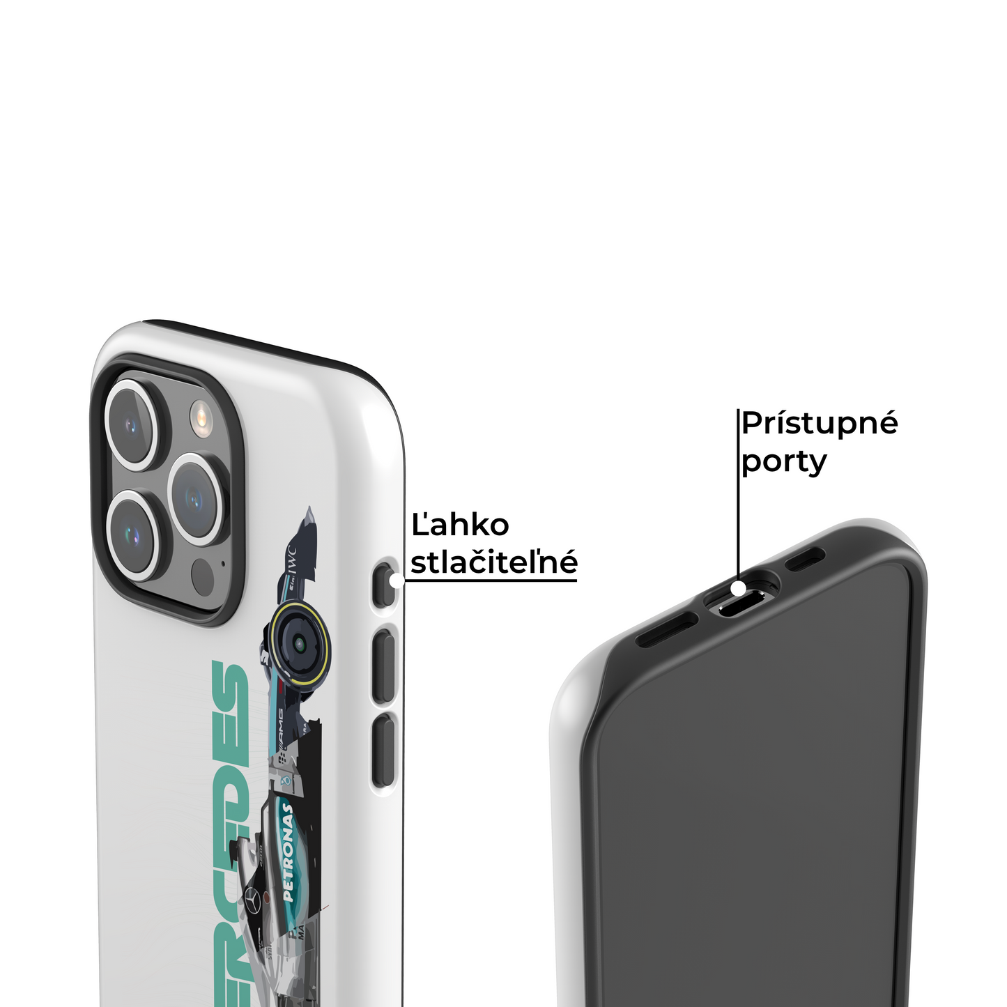 Kryt na iphone / samsung - Team Mercedes