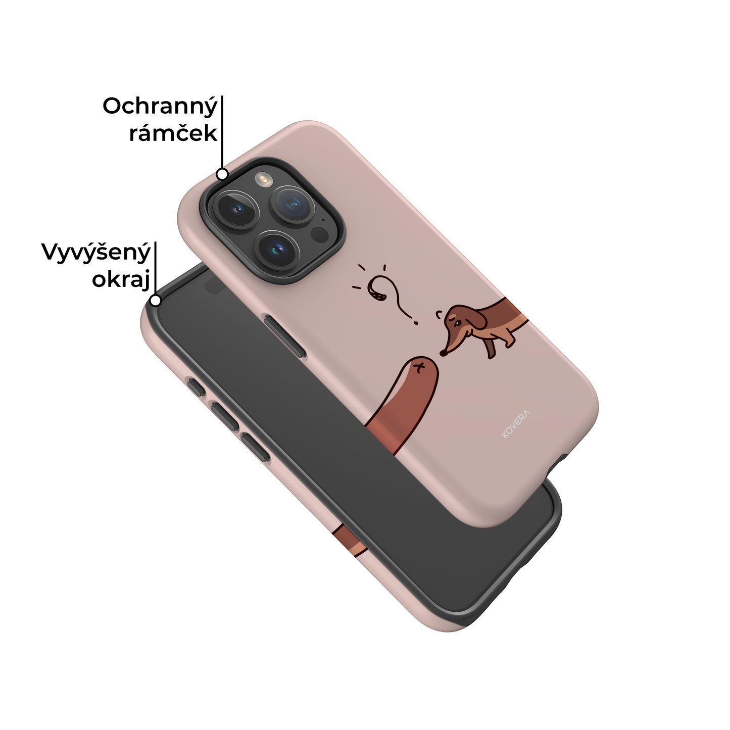 Kryt na iphone - Sausage Dog