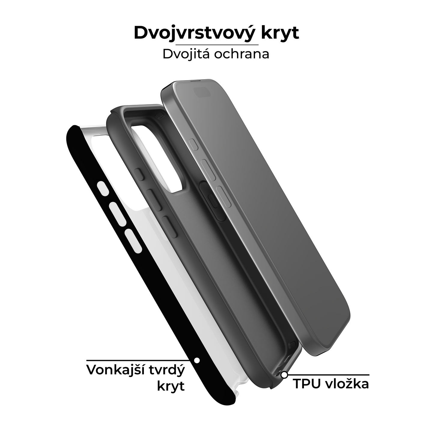 Kryt na iphone / samsung - FS Final (Čierny)