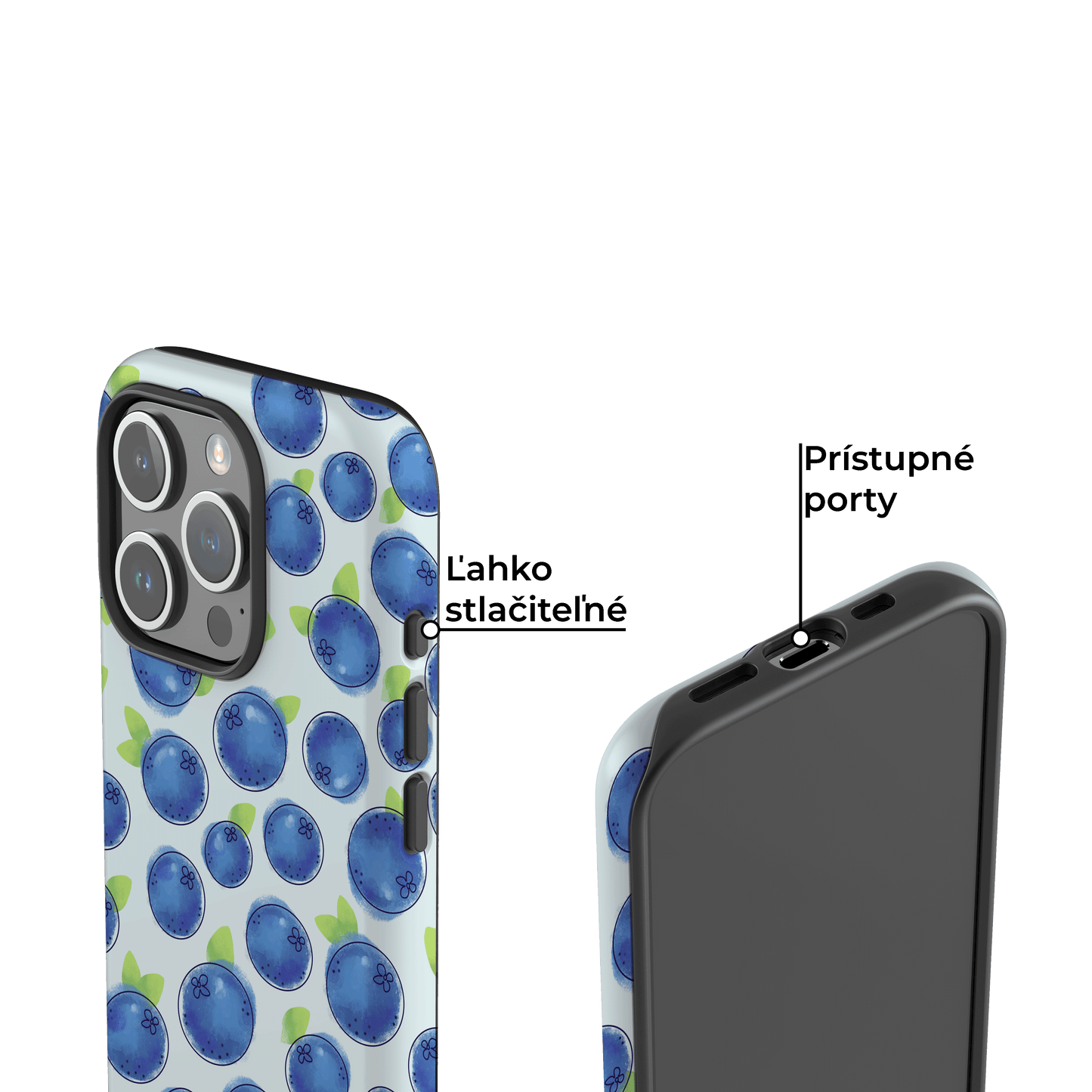 Kryt na iphone - Blueberries