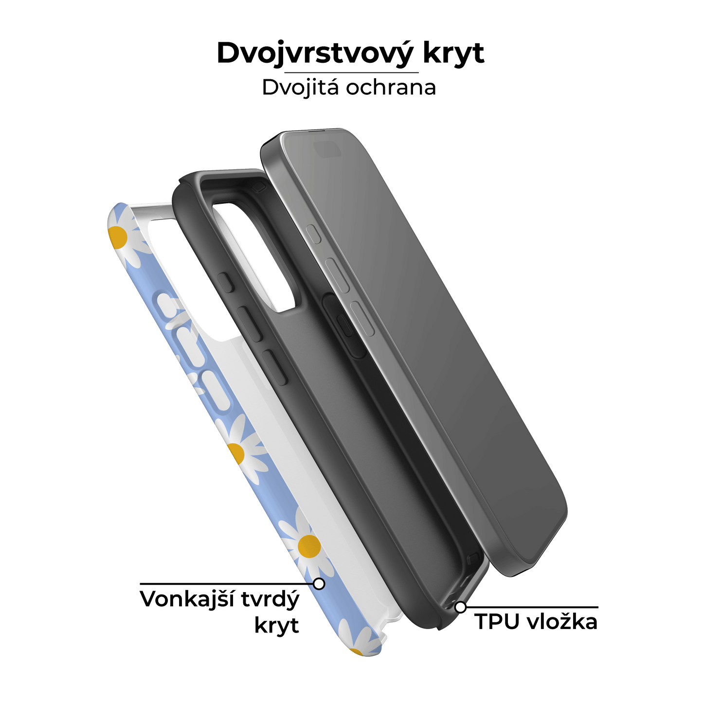 Kryt na iphone - Margaret (blue)