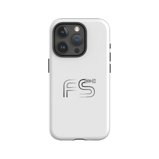Kryt na iphone / samsung - Formulový svet - Logo (Biely)