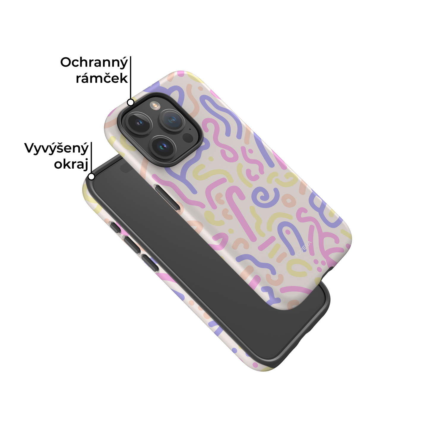 Kryt na iphone - Doodle