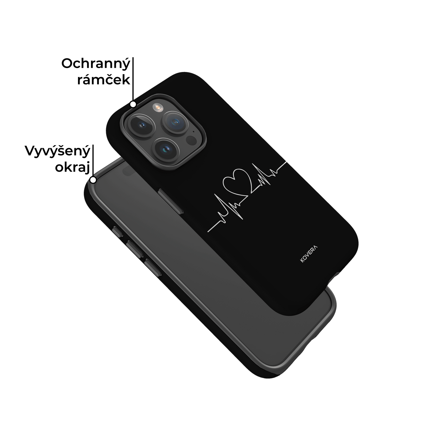 Kryt na iphone - Pulse (čierny)