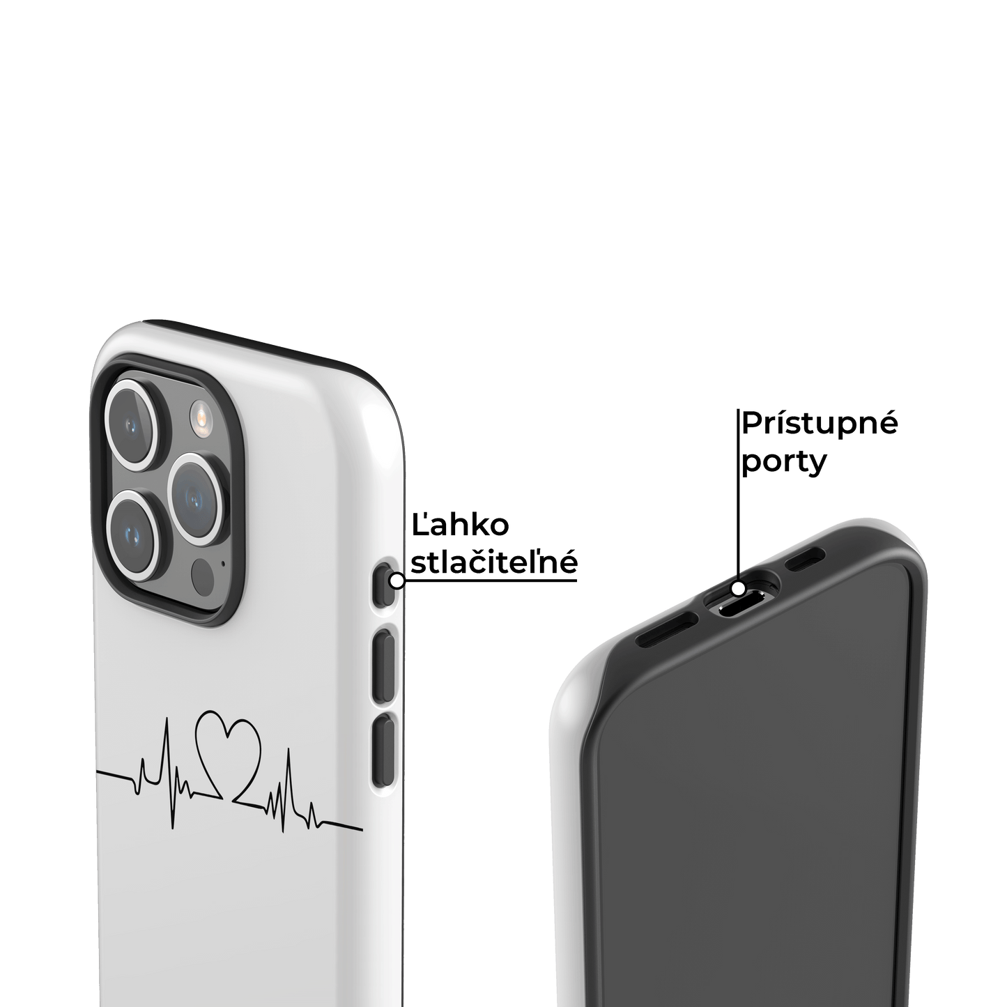 Kryt na iphone - Pulse (biely)