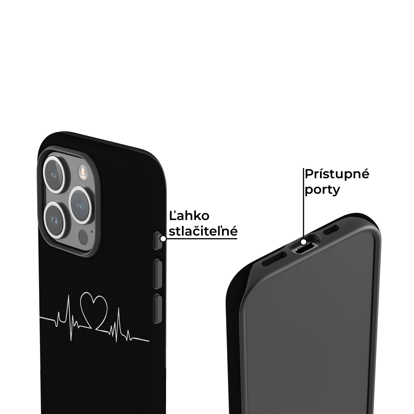 Kryt na iphone - Pulse (čierny)
