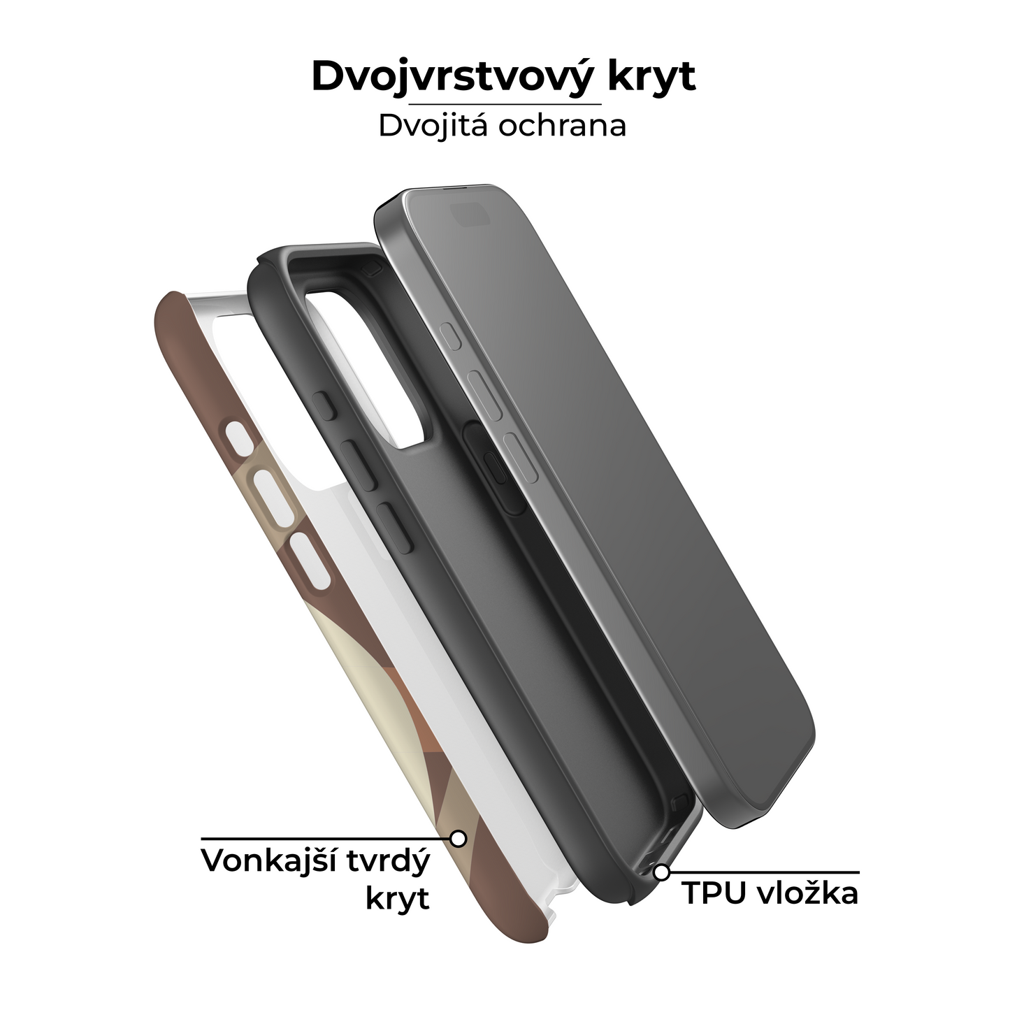 Kryt na iphone - Terracotta