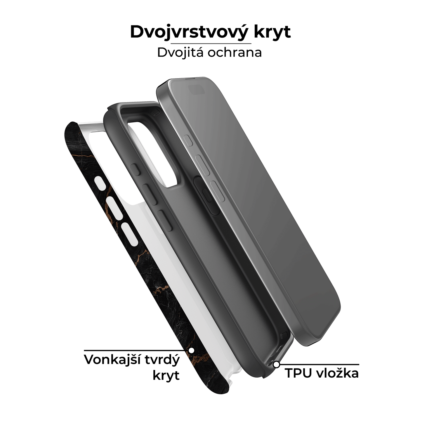 Kryt na iphone - Obsidian