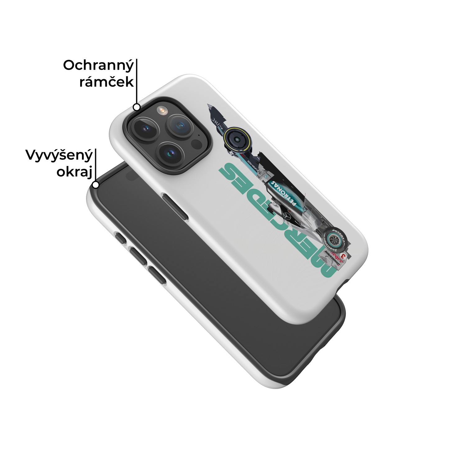 Kryt na iphone / samsung - Team Mercedes