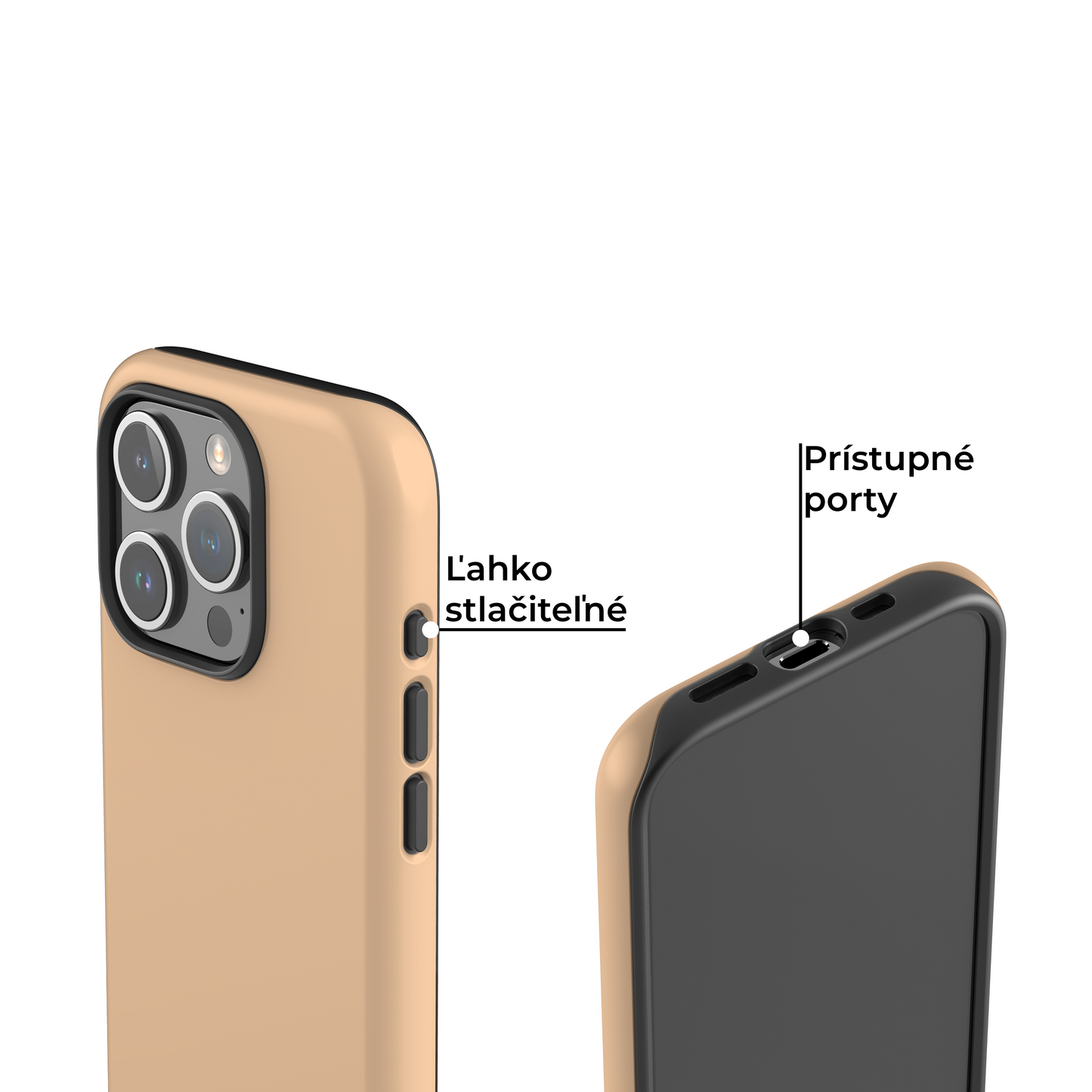 Kryt na iphone - Peach
