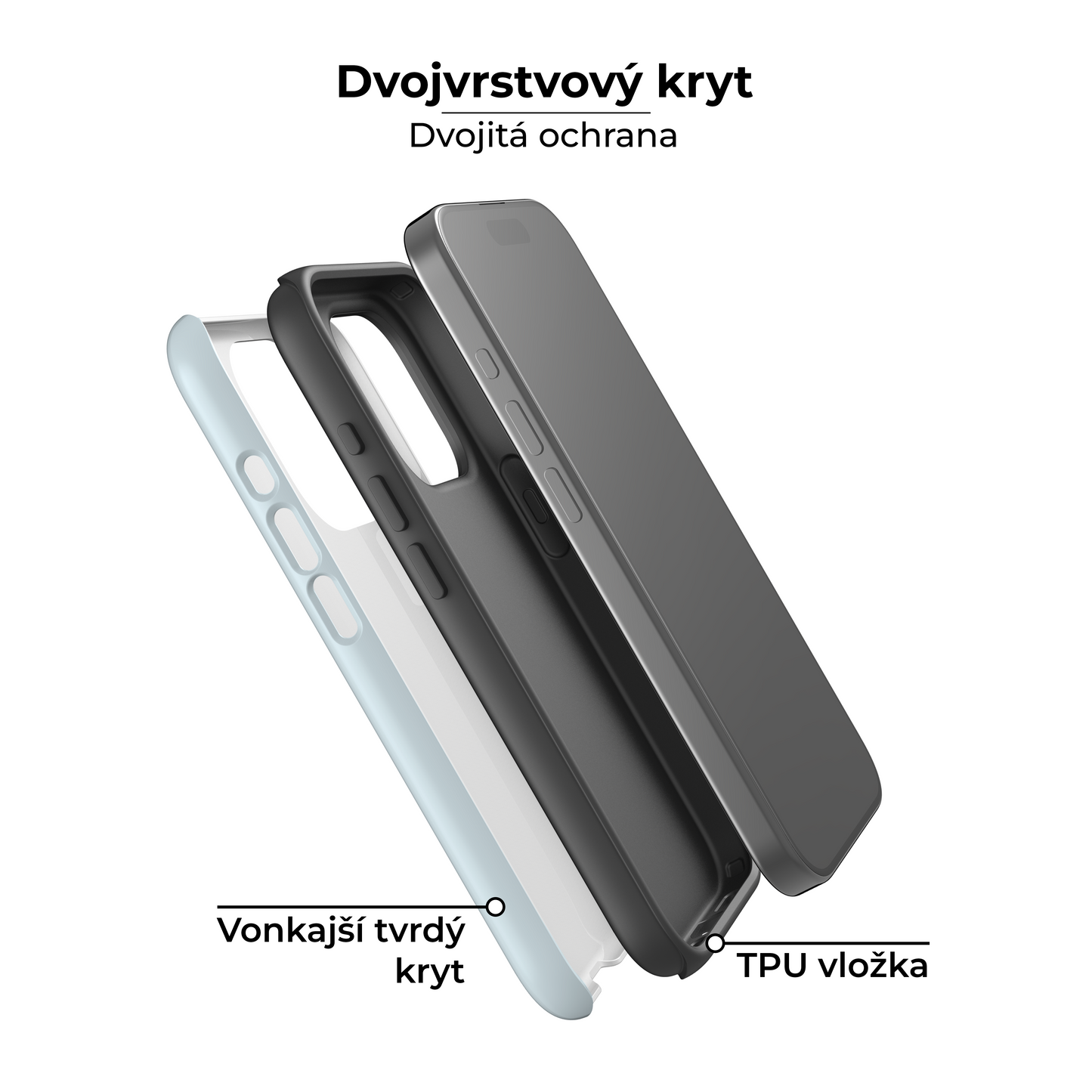 Kryt na iphone - Sky Blue