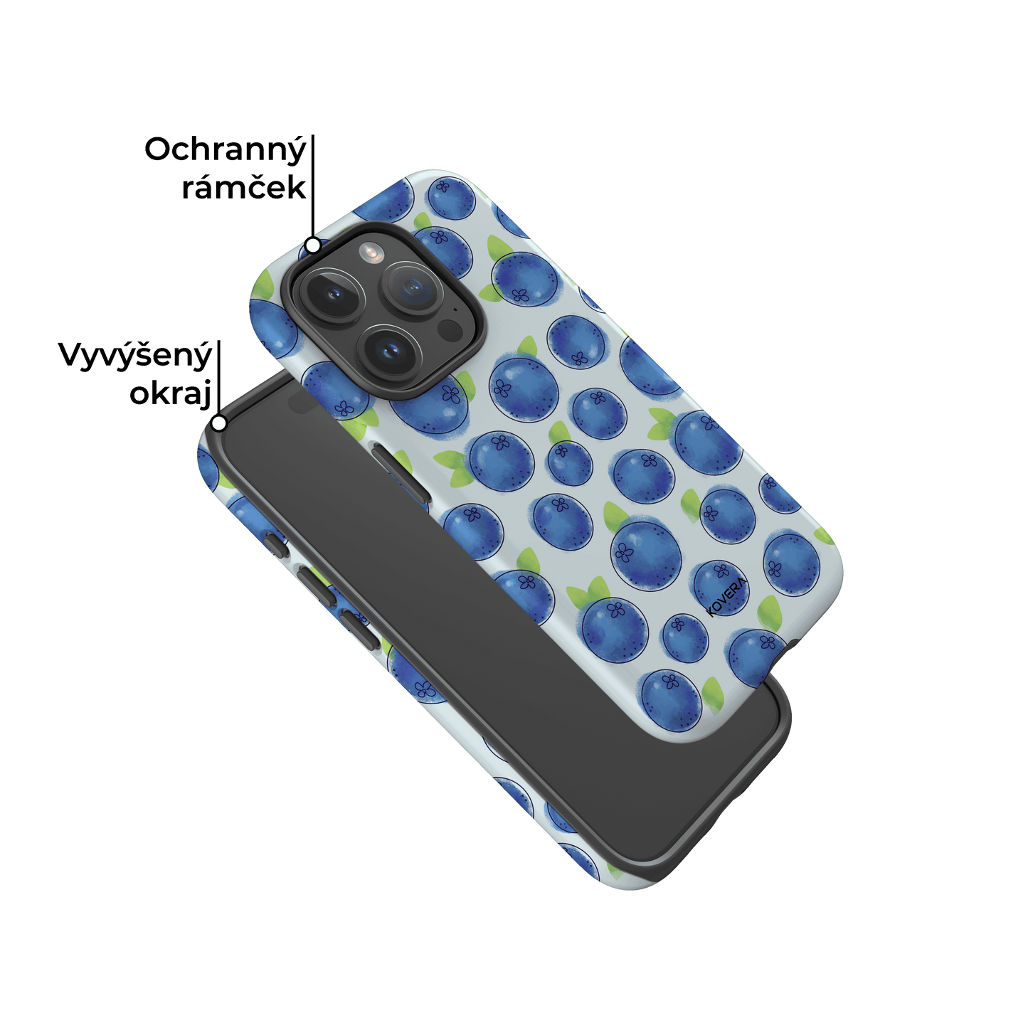 Kryt na iphone - Blueberries