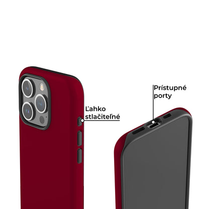 Kryt na iphone - Burgundy