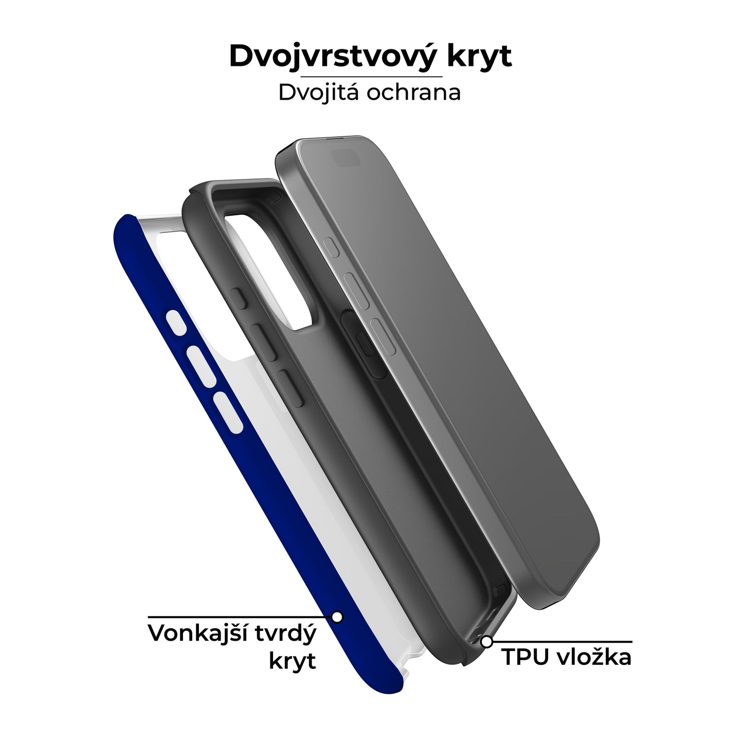Kryt na iphone - Navy