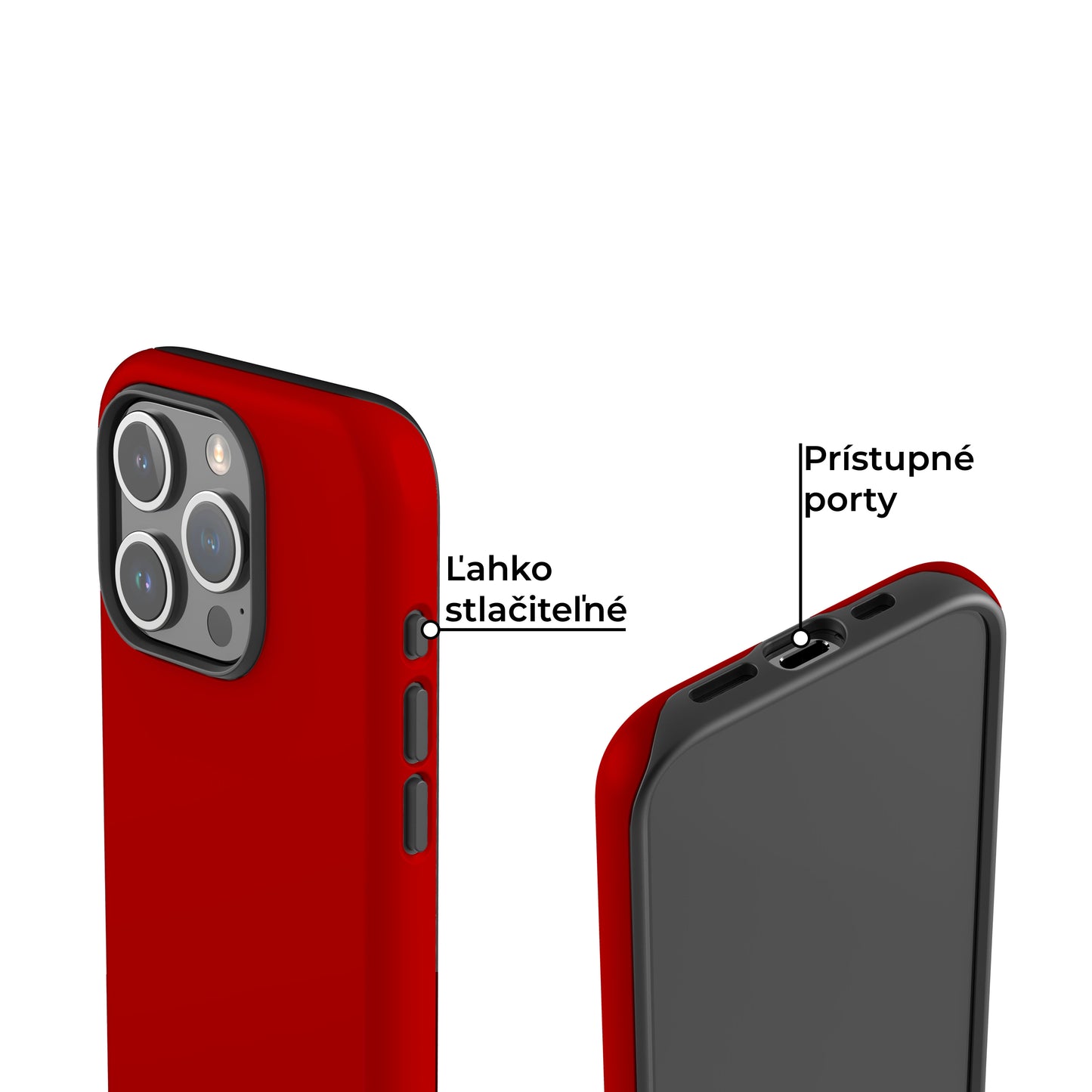 Kryt na iphone - RED